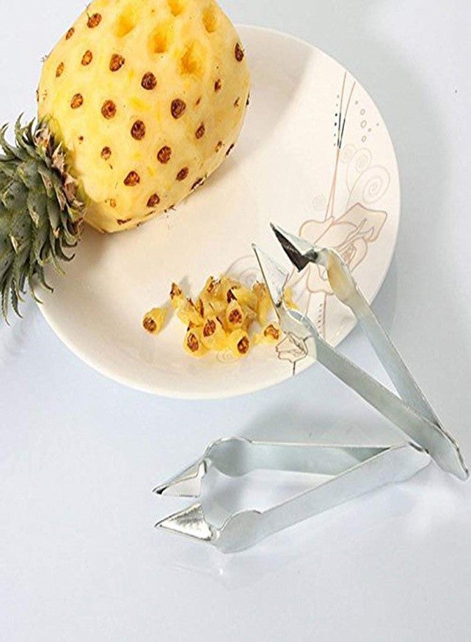 WINBOB 2PCS Practical Stainless Steel Cutter Pineapple Eye Peeler Kitchen Tools - Image 5